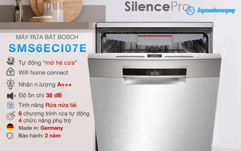 kinh nghiệm mua máy rửa bát bosch theo chức năng